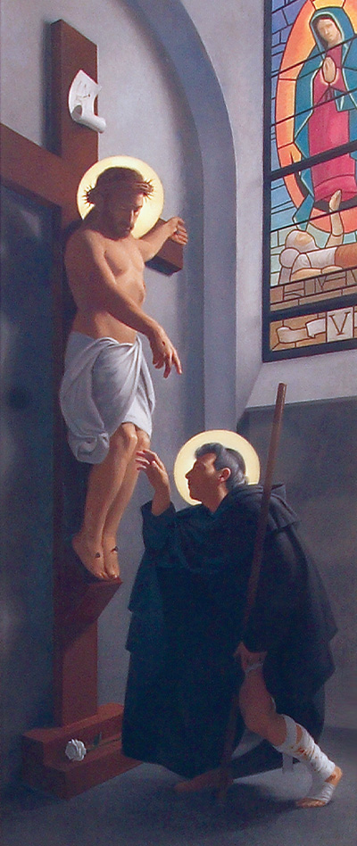 Saint Peregrine Laziosi Artist: Neilson Carlin